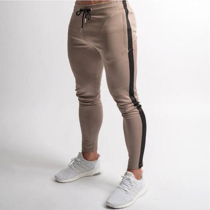 New Cross-Border Men's Outdoor Sports Casual Slim-Fit Gym Pants Men's Long Pants with Tapered Cuffs