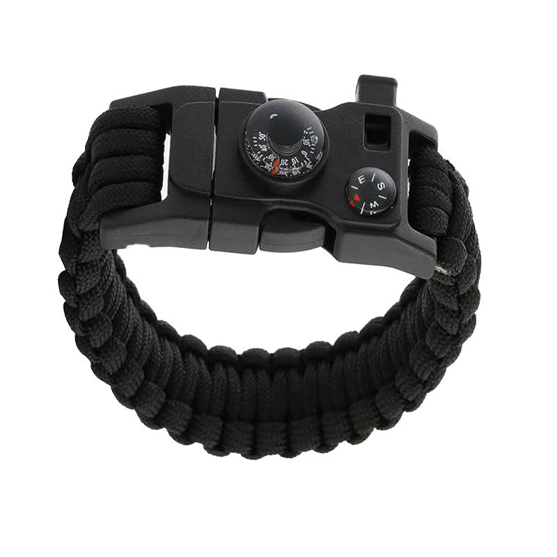 Outdoor Emergency Lifesaving Bracelet Survival Umbrella Rope Bracelet Mountaineering Bracelet Compass Whistle Multifunctional Handmade