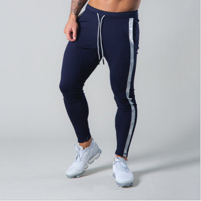 2020 Autumn New Muscle Brothers Running Fitness Cotton Trousers Casual Sports Pants Men's Factory Direct Sales