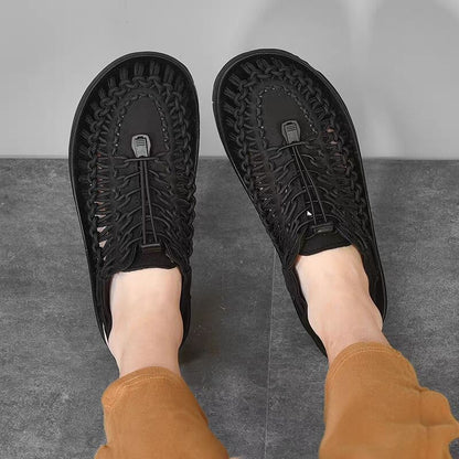 Cross-border Men's Sandals 2024 Summer New Trendy Casual Sandals Men's Fashion Trendy Casual Beach Women's Shoes