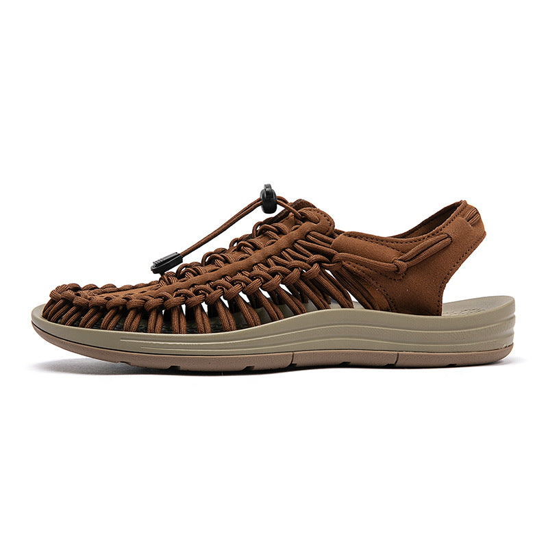 Cross-border Men's Sandals 2024 Summer New Trendy Casual Sandals Men's Fashion Trendy Casual Beach Women's Shoes
