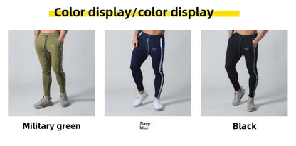 2020 Autumn New Muscle Brothers Running Fitness Cotton Trousers Casual Sports Pants Men's Factory Direct Sales