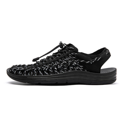 Cross-border Men's Sandals 2024 Summer New Trendy Casual Sandals Men's Fashion Trendy Casual Beach Women's Shoes
