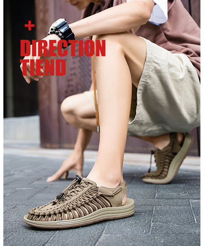 Cross-border Men's Sandals 2024 Summer New Trendy Casual Sandals Men's Fashion Trendy Casual Beach Women's Shoes