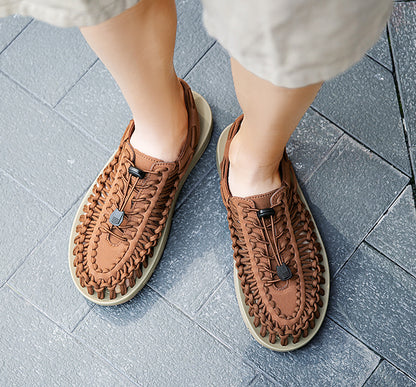 Cross-border Men's Sandals 2024 Summer New Trendy Casual Sandals Men's Fashion Trendy Casual Beach Women's Shoes