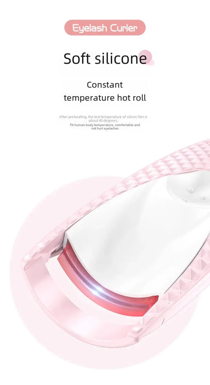 Cross-border new electric eyelash curling device electric eyelash curling device heating styling Beauty Makeup Eyelash curler beauty instrument