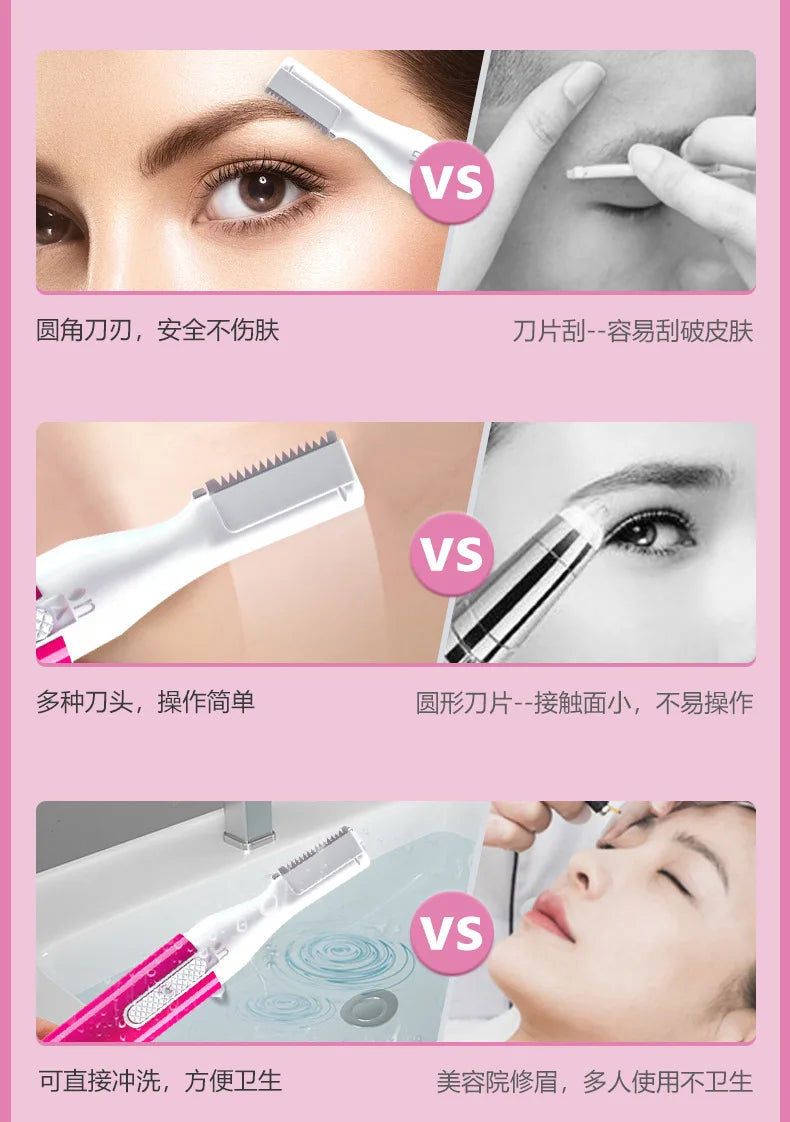 Electric eyebrow trimmer wholesale usb rechargeable eyebrow trimmer electric shaver eyebrow shaver ladies electric eyebrow trimmer