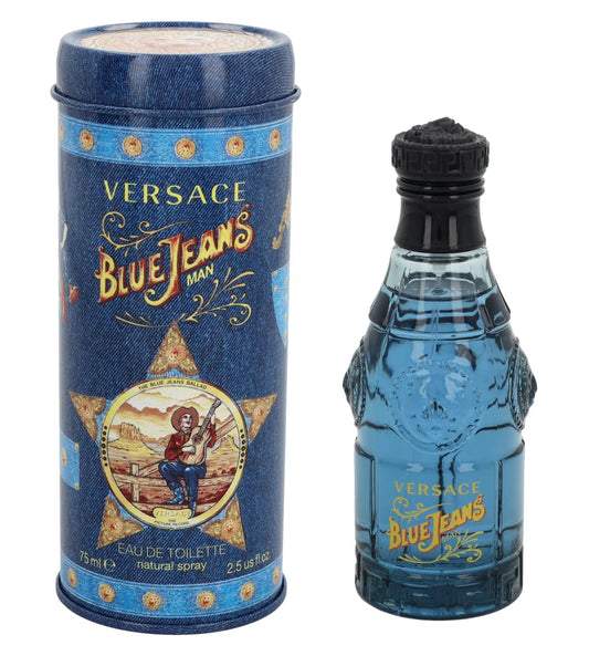 Versace Blue Jeans Cologne 2.5 Oz Eau De Toilette Spray For Men